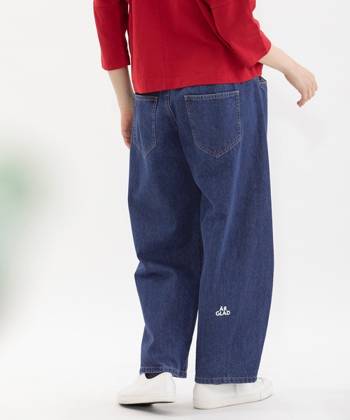 サイズ展開あり＞Pommeカーブデニムパンツ（デニムパンツ）｜nop de