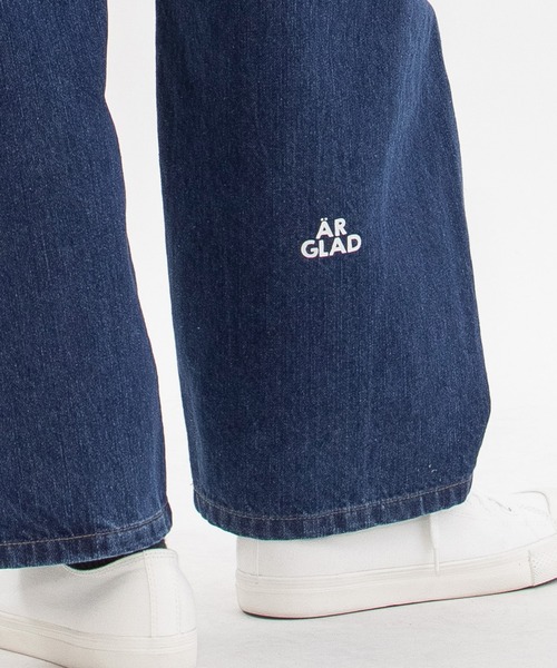 nop de nod(ノップドゥノッド)の「<サイズ展開あり>Pommeカーブデニムパンツ(デニムパンツ・レディース・ブラック/ブルー系その他/インディゴブルー/ピンク・3/2)」の11枚目の写真