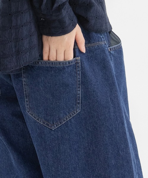 nop de nod(ノップドゥノッド)の「<サイズ展開あり>Pommeカーブデニムパンツ(デニムパンツ・レディース・ブラック/ブルー系その他/インディゴブルー/ピンク・3/2)」の12枚目の写真