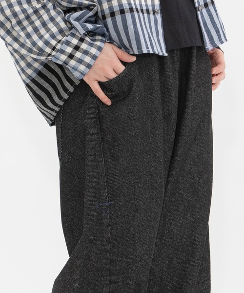 nop de nod(ノップドゥノッド)の「<サイズ展開あり>Pommeカーブデニムパンツ(デニムパンツ・レディース・ブラック/ブルー系その他/インディゴブルー/ピンク・3/2)」の19枚目の写真