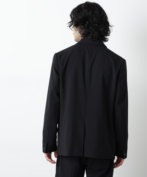 NANO universe（ナノユニバース）の「TR 2B アーバンジャケット（セットアップ可）（テーラードジャケット・メンズ・ブラック/チャコール/その他1・L/M/S）」の20枚目の写真