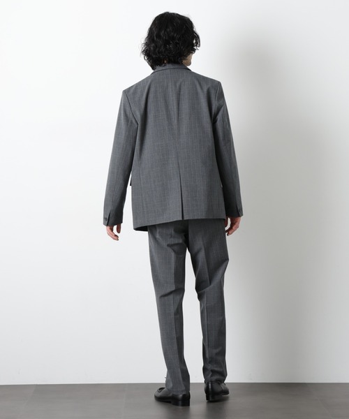 NANO universe（ナノユニバース）の「TR 2B アーバンジャケット（セットアップ可）（テーラードジャケット・メンズ・ブラック/チャコール/その他1・L/M/S）」の10枚目の写真