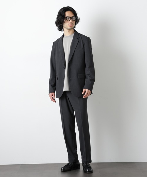 NANO universe（ナノユニバース）の「TR 2B アーバンジャケット（セットアップ可）（テーラードジャケット・メンズ・ブラック/チャコール/その他1・L/M/S）」の15枚目の写真