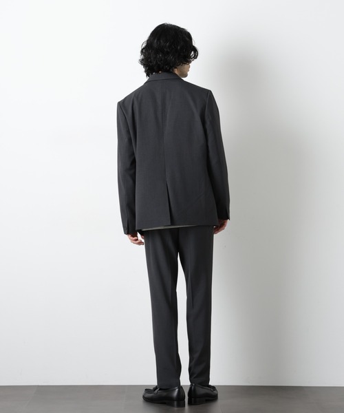 NANO universe（ナノユニバース）の「TR 2B アーバンジャケット（セットアップ可）（テーラードジャケット・メンズ・ブラック/チャコール/その他1・L/M/S）」の17枚目の写真