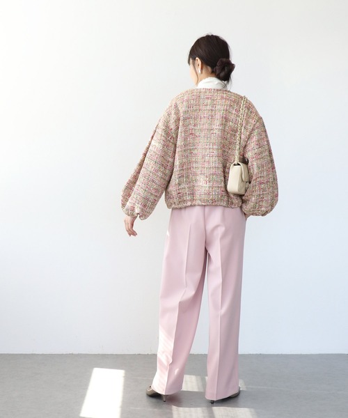 Jines(ジネス)の「ルーミー美脚パンツ(その他パンツ・レディース・ホワイト/ブラック/グレー・38)」の13枚目の写真