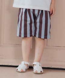MAKE YOUR DAY | ストライプストレッチタックパンツ■80~140cm(その他パンツ)