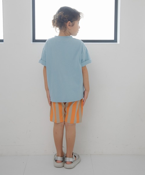 MAKE YOUR DAY（メイクユアデイ）の「ストライプストレッチタックパンツ■80～140cm（その他パンツ・キッズ・サックスブルー/ベージュ・140/130/120/110/100/90/80）」の14枚目の写真