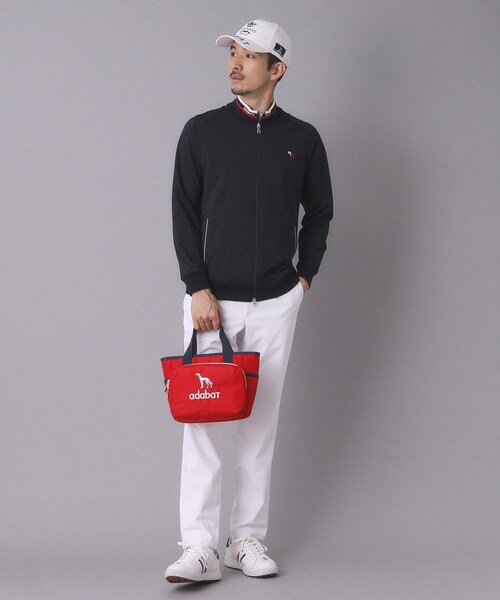 adabat（アダバット）の「【ユニセックス】保冷ポケット付きカートバッグ（トートバッグ・メンズ・ブラック/レッド系1/ネイビー・00）」の7枚目の写真