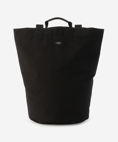 STANDARD SUPPLY(スタンダードサプライ)の「STANDARD SUPPLY | 2WAY バケットバッグ UNISEX(バックパック/リュック・レディース・モカ/ブラック・ONE)」の2枚目の写真