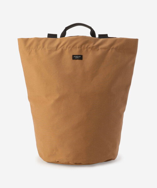 STANDARD SUPPLY(スタンダードサプライ)の「STANDARD SUPPLY | 2WAY バケットバッグ UNISEX(バックパック/リュック・レディース・モカ/ブラック・ONE)」の3枚目の写真