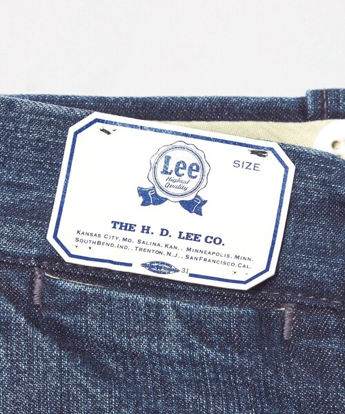 Scye（サイ）の「＜Lee x Scye for UNITED ARROWS＞CHETOPA WORK TROUSERS/ユーズドウォッシュ デニム トラウザーズ（デニムパンツ・メンズ・コバルトブルー・33inch/35inch/31inch/29inch）」の10枚目の写真