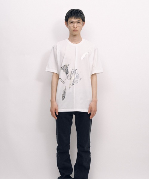 KEISUKEYOSHIDA(ケイスケヨシダ)の「Back Lining T-shirt(Tシャツ/カットソー・レディース・ブラック/ホワイト・M/L)」の7枚目の写真