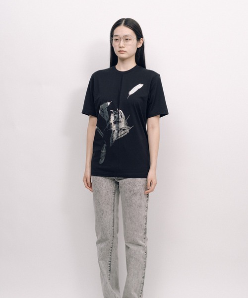 KEISUKEYOSHIDA(ケイスケヨシダ)の「Back Lining T-shirt(Tシャツ/カットソー・レディース・ブラック/ホワイト・M/L)」の13枚目の写真