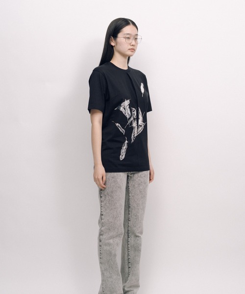 KEISUKEYOSHIDA(ケイスケヨシダ)の「Back Lining T-shirt(Tシャツ/カットソー・レディース・ブラック/ホワイト・M/L)」の14枚目の写真