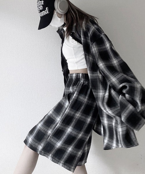 セール】Check Half PT/チェックハーフパンツ【unisex item】（その他
