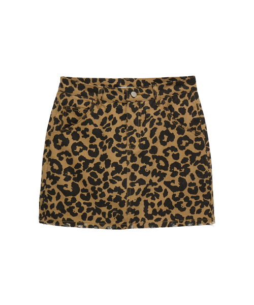 ERER(エルエル)の「Leopard Mini Skirt Brown(スカート・レディース・ブラウン・1/2)」の5枚目の写真