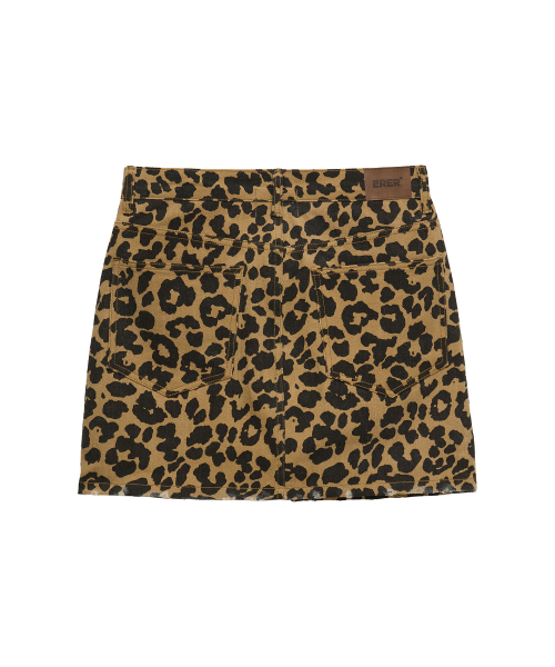 ERER(エルエル)の「Leopard Mini Skirt Brown(スカート・レディース・ブラウン・1/2)」の4枚目の写真