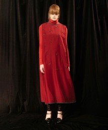 canaco_（カナコ）の「canaco_: Isokichi Asakura × canaco_ EMBROIDERED NO SLEEVE DRESS（ドレス）」