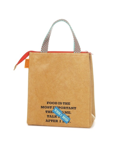 Fishs Eddy(フィッシュエディ)の「【FISHS EDDY(フィッシュエディ)】保冷保温バッグ(トートバッグ・レディース・ブラウン・FREE)」の3枚目の写真