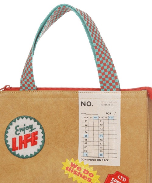 Fishs Eddy(フィッシュエディ)の「【FISHS EDDY(フィッシュエディ)】保冷保温バッグ(トートバッグ・レディース・ブラウン・FREE)」の5枚目の写真