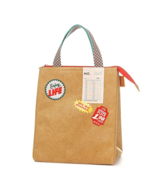 Fishs Eddy(フィッシュエディ)の「【FISHS EDDY(フィッシュエディ)】保冷保温バッグ(トートバッグ・レディース・ブラウン・FREE)」の12枚目の写真