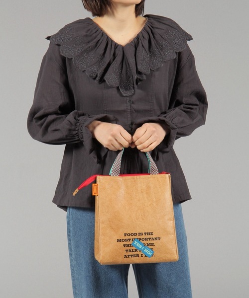 Fishs Eddy(フィッシュエディ)の「【FISHS EDDY(フィッシュエディ)】保冷保温バッグ(トートバッグ・レディース・ブラウン・FREE)」の11枚目の写真