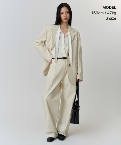 MUSINSA STANDARD WOMAN（ムシンサスタンダードウーマン）の「ウィメンズスカーフタイブラウス[アイボリー]（シャツ/ブラウス・レディース・その他・SMALL/MEDIUM/LARGE/X-SMALL）」の6枚目の写真
