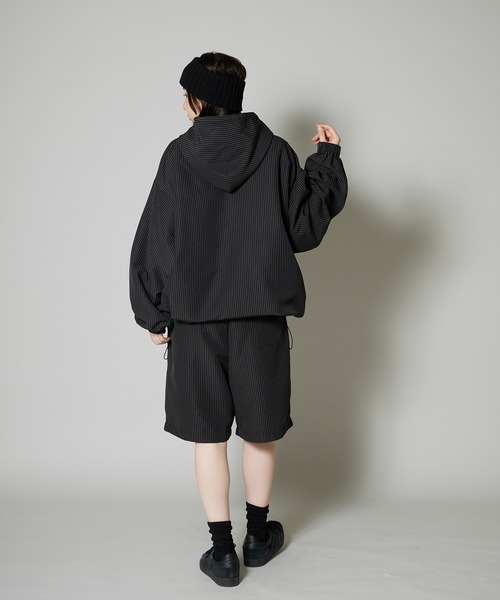 OK YESTERDAY(オッケーイエスタデイ)の「OK YESTERDAY / オーケー イエスタデイ ワイドイージーショーツ / WIDE EASY SHORTS 2026年 夏 夏服(その他パンツ・レディース・ネイビー/ブラック/カーキ/ブラック系その他/ブルー・M/L)」の9枚目の写真