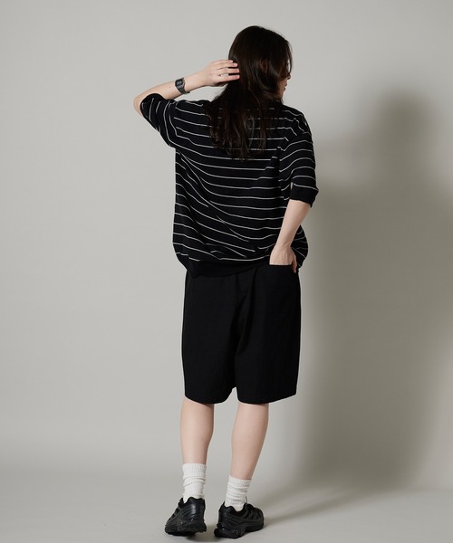 OK YESTERDAY(オッケーイエスタデイ)の「OK YESTERDAY / オーケー イエスタデイ ワイドイージーショーツ / WIDE EASY SHORTS 2026年 夏 夏服(その他パンツ・レディース・ネイビー/ブラック/カーキ/ブラック系その他/ブルー・M/L)」の14枚目の写真