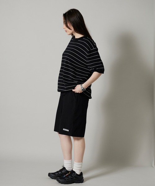 OK YESTERDAY(オッケーイエスタデイ)の「OK YESTERDAY / オーケー イエスタデイ ワイドイージーショーツ / WIDE EASY SHORTS 2026年 夏 夏服(その他パンツ・レディース・ネイビー/ブラック/カーキ/ブラック系その他/ブルー・M/L)」の11枚目の写真