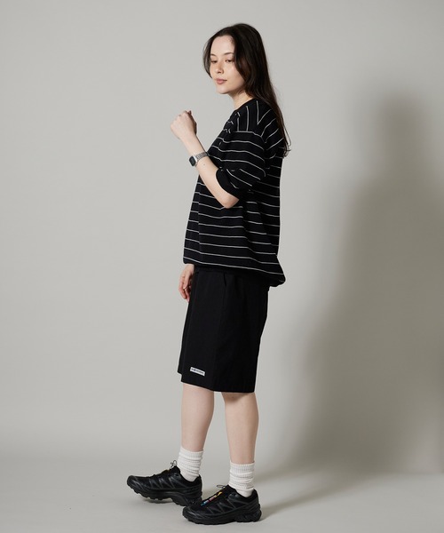 OK YESTERDAY(オッケーイエスタデイ)の「OK YESTERDAY / オーケー イエスタデイ ワイドイージーショーツ / WIDE EASY SHORTS 2026年 夏 夏服(その他パンツ・レディース・ネイビー/ブラック/カーキ/ブラック系その他/ブルー・M/L)」の12枚目の写真