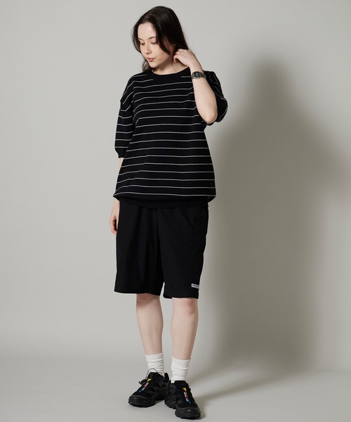 OK YESTERDAY(オッケーイエスタデイ)の「OK YESTERDAY / オーケー イエスタデイ ワイドイージーショーツ / WIDE EASY SHORTS 2026年 夏 夏服(その他パンツ・レディース・ネイビー/ブラック/カーキ/ブラック系その他/ブルー・M/L)」の10枚目の写真
