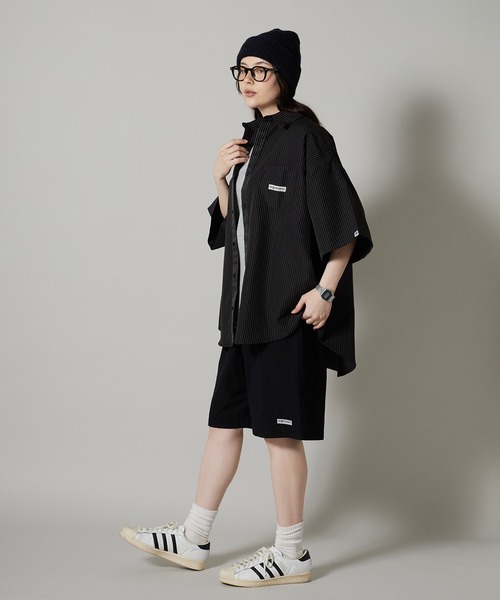 OK YESTERDAY(オッケーイエスタデイ)の「OK YESTERDAY / オーケー イエスタデイ ワイドイージーショーツ / WIDE EASY SHORTS 2026年 夏 夏服(その他パンツ・レディース・ネイビー/ブラック/カーキ/ブラック系その他/ブルー・M/L)」の15枚目の写真