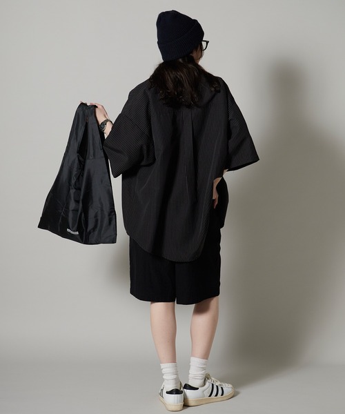 OK YESTERDAY(オッケーイエスタデイ)の「OK YESTERDAY / オーケー イエスタデイ ワイドイージーショーツ / WIDE EASY SHORTS 2026年 夏 夏服(その他パンツ・レディース・ネイビー/ブラック/カーキ/ブラック系その他/ブルー・M/L)」の17枚目の写真