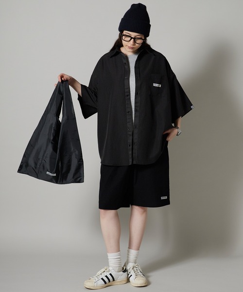 OK YESTERDAY(オッケーイエスタデイ)の「OK YESTERDAY / オーケー イエスタデイ ワイドイージーショーツ / WIDE EASY SHORTS 2026年 夏 夏服(その他パンツ・レディース・ネイビー/ブラック/カーキ/ブラック系その他/ブルー・M/L)」の18枚目の写真