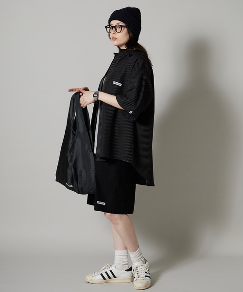 OK YESTERDAY(オッケーイエスタデイ)の「OK YESTERDAY / オーケー イエスタデイ ワイドイージーショーツ / WIDE EASY SHORTS 2026年 夏 夏服(その他パンツ・レディース・ネイビー/ブラック/カーキ/ブラック系その他/ブルー・M/L)」の19枚目の写真
