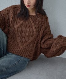 ロービングケーブルショートプルオーバー