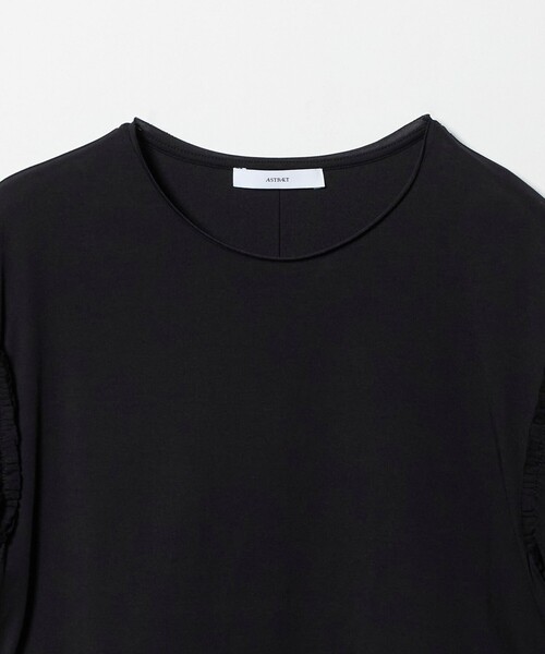 ASTRAET（アストラット）の「＜ASTRAET＞フリル ショートスリーブカットソー（Tシャツ/カットソー・レディース・ホワイト/ブラック・FREE）」の14枚目の写真