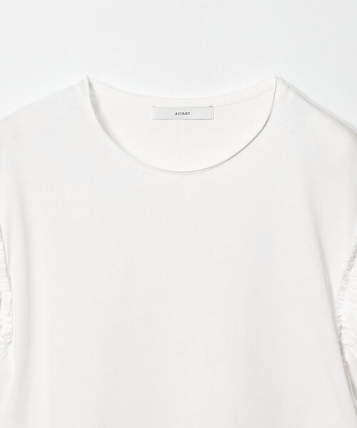 ASTRAET（アストラット）の「＜ASTRAET＞フリル ショートスリーブカットソー（Tシャツ/カットソー・レディース・ホワイト/ブラック・FREE）」の19枚目の写真