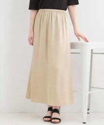 SHOO・LA・RUE | 【洗濯機可】大人に嬉しい　上品サテンマーメイドスカート(スカート)