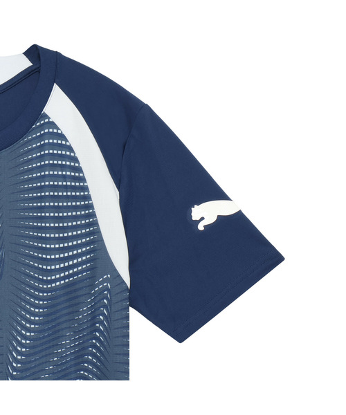PUMA(プーマ)の「PUMA プーマ メンズ サッカー INDIVIFINAL 半袖 シャツ(Tシャツ/カットソー・メンズ・ネイビー系3・LARGE/SMALL/MEDIUM/XX-LARGE/X-LARGE)」の3枚目の写真