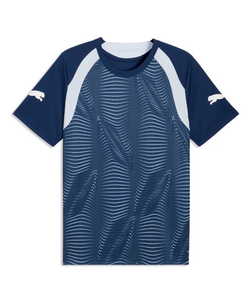 PUMA(プーマ)の「PUMA プーマ メンズ サッカー INDIVIFINAL 半袖 シャツ(Tシャツ/カットソー・メンズ・ネイビー系3・LARGE/SMALL/MEDIUM/XX-LARGE/X-LARGE)」の1枚目の写真
