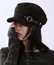 runningHIGH（ランニングハイ）の「A'GEM/9 × .kom 『runningHIGH/ランニングハイ』 BUCKLE POINT MADOROS CAP/バックルポイントキャップ（キャスケット）」