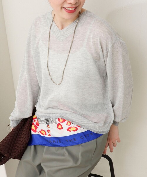 MICO COULIER（ミコクリエ）の「《UV加工》2WAYジップカーディガン（カーディガン/ボレロ・レディース・モカ/ベビーピンク/ライトグレー・38）」の2枚目の写真