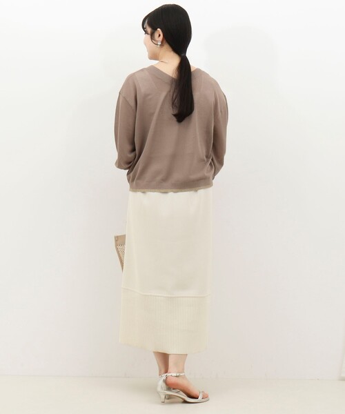 MICO COULIER（ミコクリエ）の「《UV加工》2WAYジップカーディガン（カーディガン/ボレロ・レディース・モカ/ベビーピンク/ライトグレー・38）」の18枚目の写真