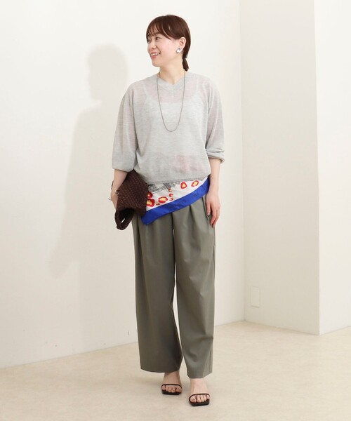 MICO COULIER（ミコクリエ）の「《UV加工》2WAYジップカーディガン（カーディガン/ボレロ・レディース・モカ/ベビーピンク/ライトグレー・38）」の9枚目の写真