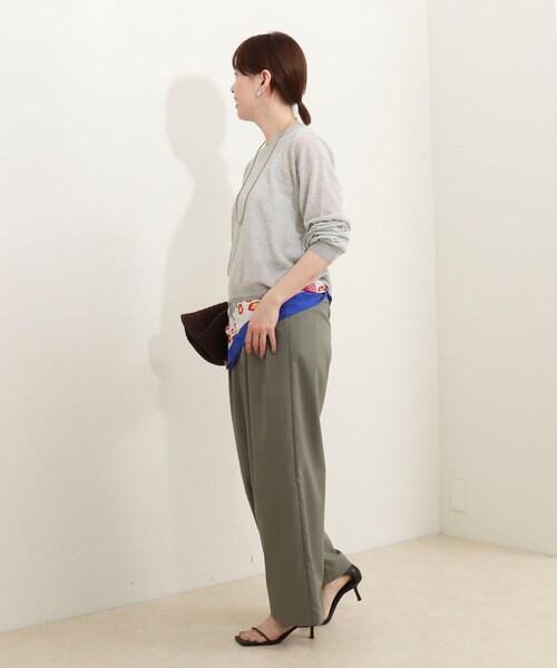 MICO COULIER（ミコクリエ）の「《UV加工》2WAYジップカーディガン（カーディガン/ボレロ・レディース・モカ/ベビーピンク/ライトグレー・38）」の7枚目の写真