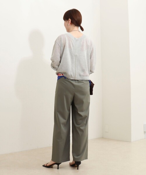 MICO COULIER（ミコクリエ）の「《UV加工》2WAYジップカーディガン（カーディガン/ボレロ・レディース・モカ/ベビーピンク/ライトグレー・38）」の5枚目の写真