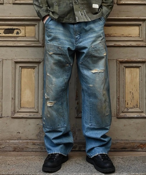 【MIYAGIHIDETAKA】Damaged Work Pants