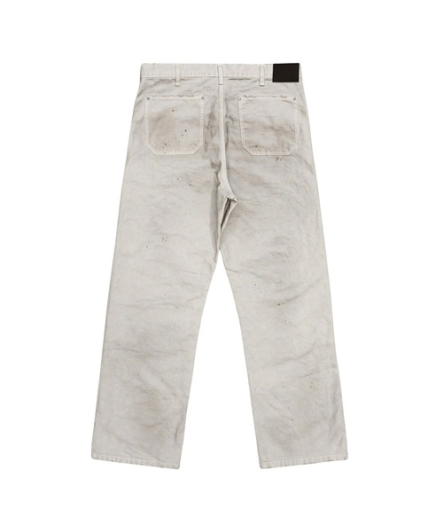 Rafu（ラフ）の「【MIYAGIHIDETAKA】Damaged Work Pants（デニムパンツ・メンズ・ブラック/インディゴブルー/ホワイト・L/XL）」の5枚目の写真